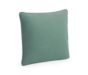 WESTFORD MILL WM355 - FAIRTRADE COTTON PIPED CUSHION COVER Natural/Sage Green