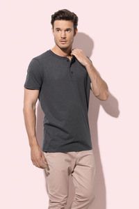 Stedman STE9430 - T-shirt Henley Shawn SS for him