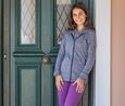 Spiro SP277F - Women's zip-up hooded sports shirt